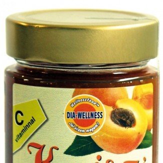 Dia-Wellness kajszibarack lekvár 380g