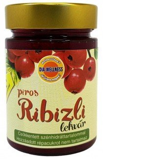 Dia-Wellness pirosribizli lekvár 380g
