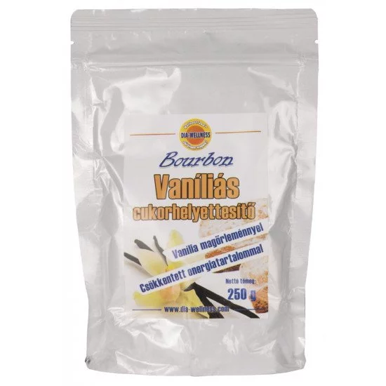 Dia-Wellness vaníliás cukorhelyettesítő maltit mentes 250g Dia-Wellness vaníliás cukorhelyettesítő maltit mentes 250g