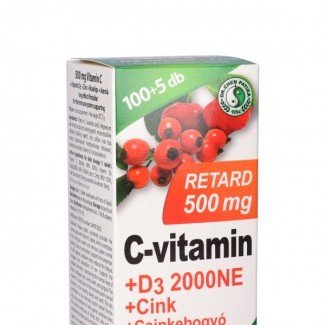 Dr.Chen c-vitamin 500mg retard+d3-vitamin 105db