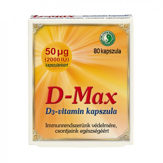 Dr.Chen d-Max d3-Vitamin kapszula 80db