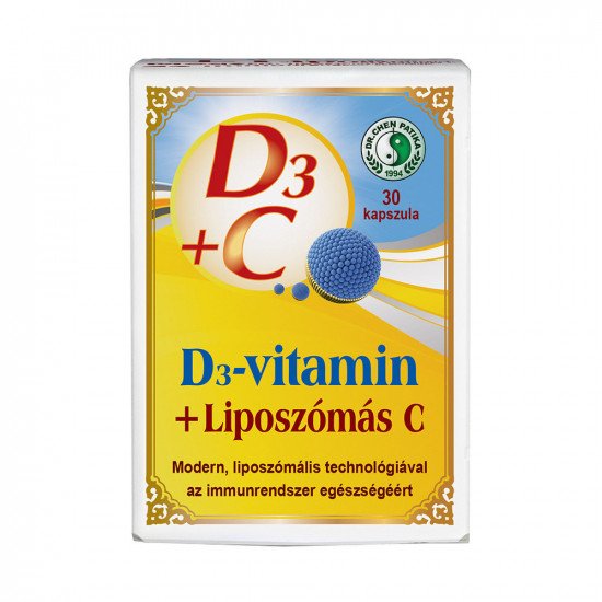 Dr.chen d3+liposzómás c-vitamin kapszula 30db