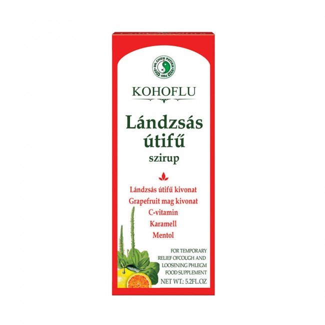 Dr.Chen Kohoflu Lándzsás Útifű Szirup 150ml
