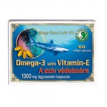 Dr.Chen omega-3+ e-Vitamin kapszula 1300 mg 60db