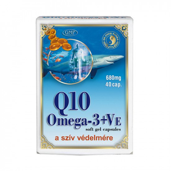 Dr.Chen q10+Omega-3 halolaj kapszula 40db