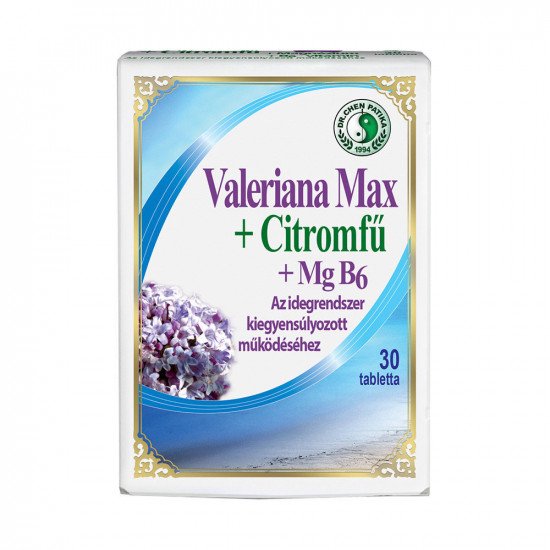 Dr.chen valeriana max+citromfű tabletta 30db