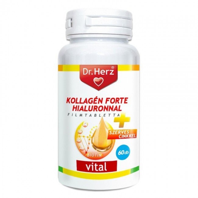Dr.Herz kollagén forte hialuronnal tabletta 60db