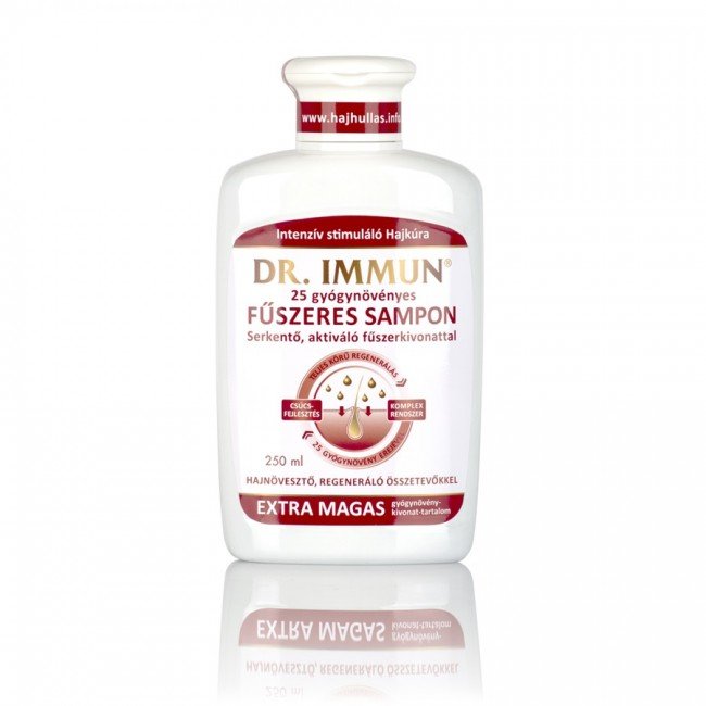 Dr.Immun sampon 25 gyógynövényes fűszeres hajnövesztő és regeneráló 250ml