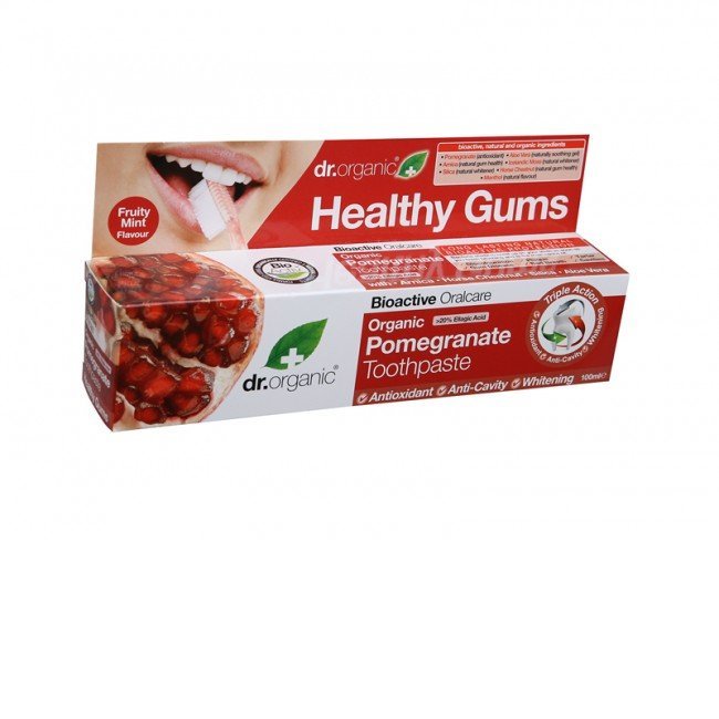 Dr.Organic bio gránátalma fogkrém 100ml