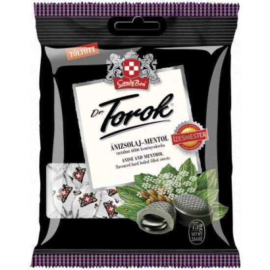 Dr.Torok keménycukor ánizsolaj-Mentol 75g 