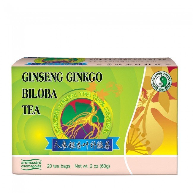 Dr.chen ginseng ginkgo és zöldtea filter 20db Dr.chen ginseng ginkgo és zöldtea filter 20db