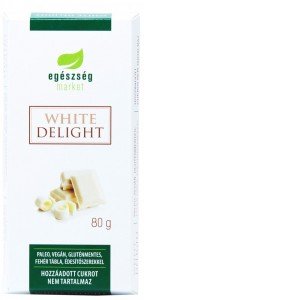 Egészség market fehércsoki táblás 80g