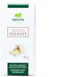 Egészség market fehércsoki táblás 80g