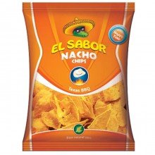 El sabor nachos chips bbq 225g