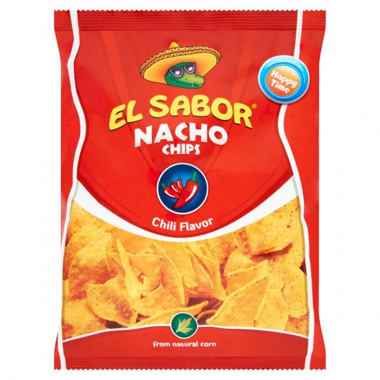 El sabor nachos chips chilis 225g