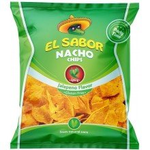 El sabor nachos chips jalapeno 225g