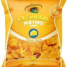 El sabor nachos chips sajtos 225g
