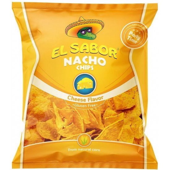 El sabor nachos chips sajtos 225g