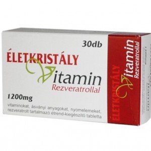 Életkristály vitamin rezveratrollal 30db
