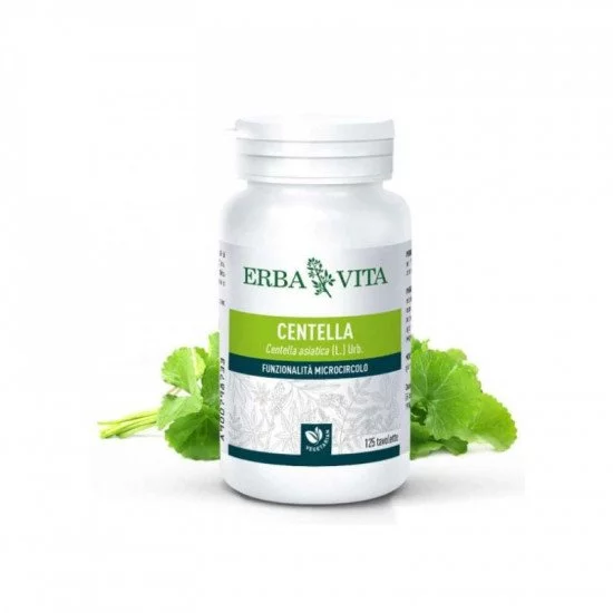ErbaVita Mikronizált Ázsiai gázló/Gotu kola tabletta 125db ErbaVita Mikronizált Ázsiai gázló/Gotu kola tabletta 125db