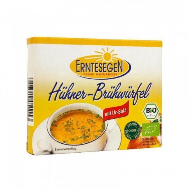 Erntesegen bio tyúkhúsleves kocka 6db Erntesegen bio tyúkhúsleves kocka 6db