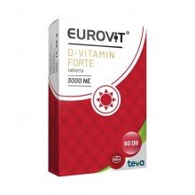 Eurovit d-vitamin 3000ne forte tabletta 60db