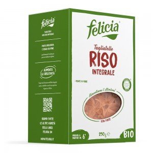 Felicia bio barnarizs tagliatelle tészta 250g Felicia bio barnarizs tagliatelle tészta 250g