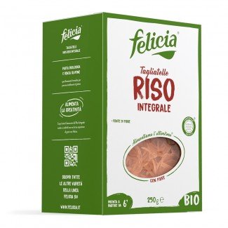 Felicia bio barnarizs tagliatelle tészta 250g