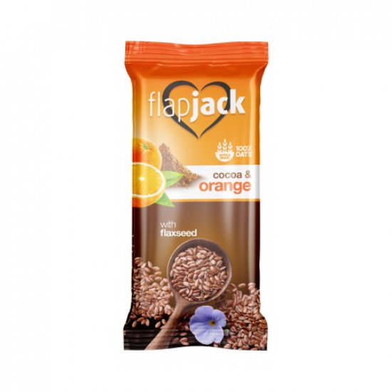 Flapjack zabszelet kakaó narancs lenmag 60g