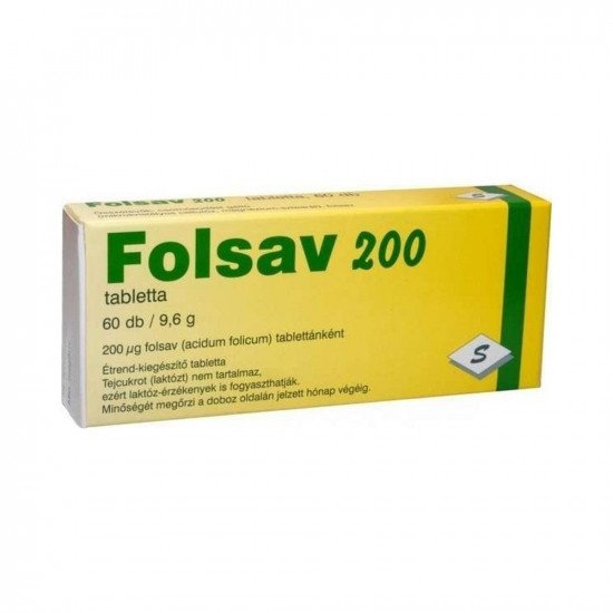 Folsav tabletta 60db