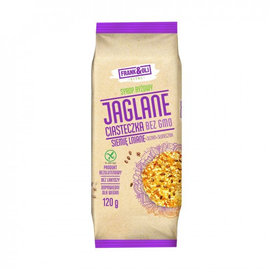 Frank&oli keksz köles magokkal 120g Frank&oli keksz köles magokkal 120g