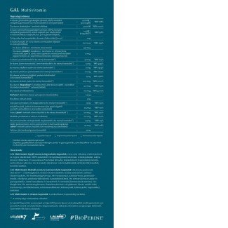Gal multivitamin kapszula 30+60+30 30adag