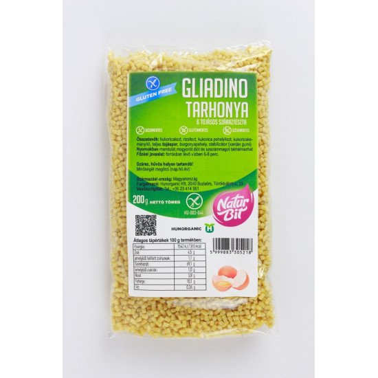 Gliadino gluténmentes tészta tarhonya 200g 