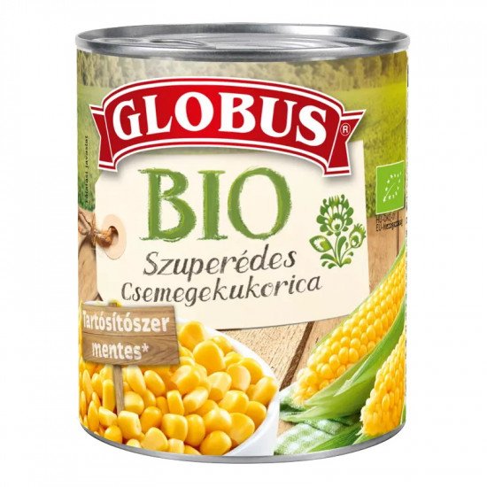 Globus Bio Szuperédes csemegekukorica 340g