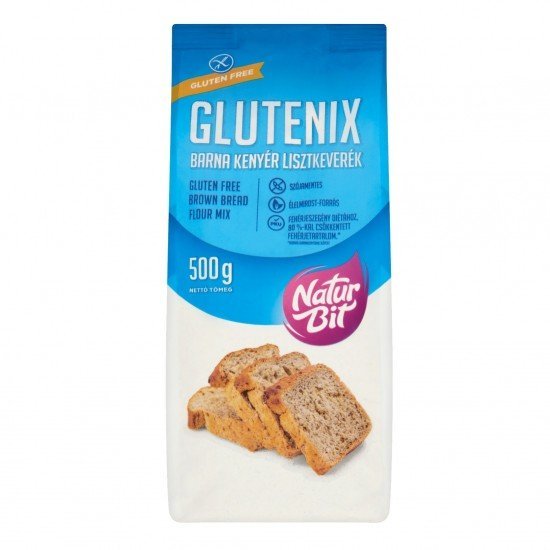 Glutenix barna kenyér sütőkeverék 500g 