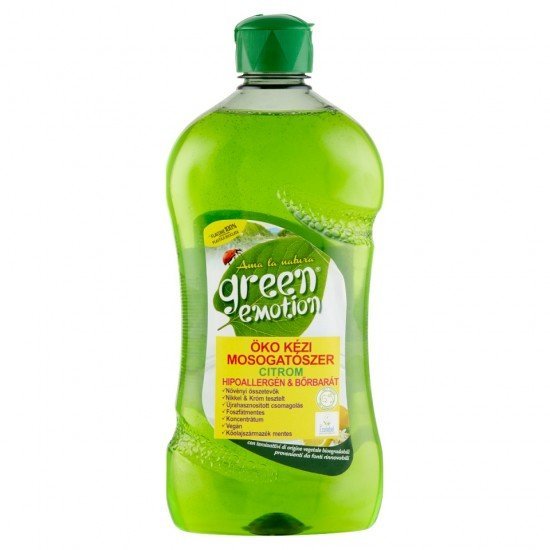 Green emotion öko kézi mosogatókoncentrátum citromos 500ml