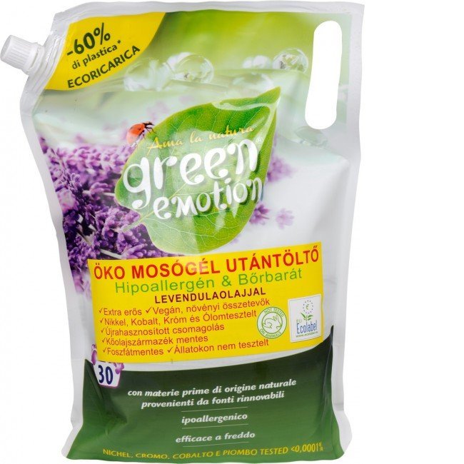 Green emotion öko mosógél levendula utántöltő 1500ml