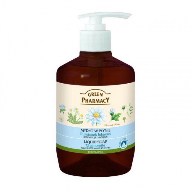Green pharmacy folyékony szappan kamilla kivonattal 465ml