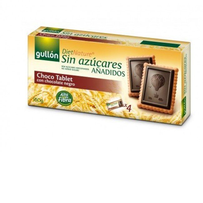 Gullón cukormentes keksz choco tablet 150g