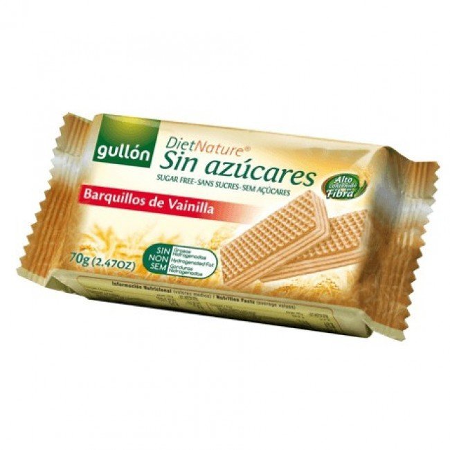 Gullón cukormentes vaníliás nápolyi 60g Gullón cukormentes vaníliás nápolyi 60g