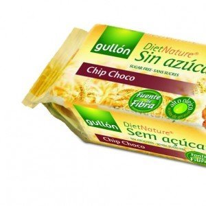 Gullon cukormentes csokidarabos cookies keksz 125g