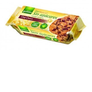 Gullon cukormentes csokidarabos cookies keksz 125g