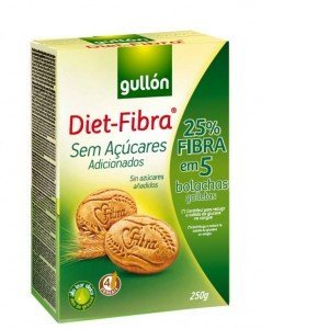 Gullon cukormentes fibra rostdús keksz 250g