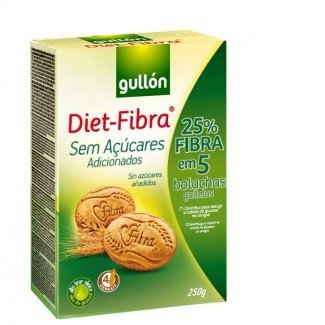 Gullon cukormentes fibra rostdús keksz 250g