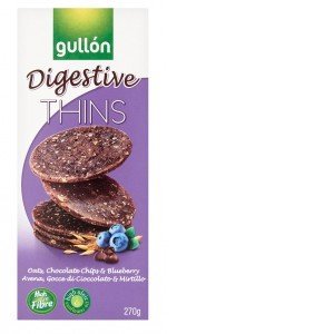 Gullón digestive thins áfonyás keksz 270g