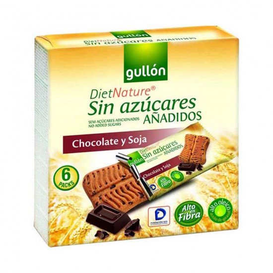 Gullón snack csokis keksz 144g