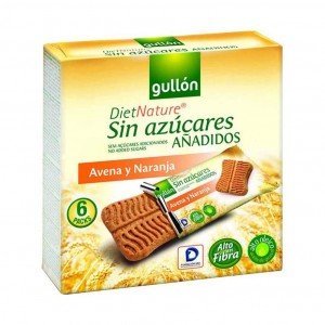 Gullón snack zabos-narancsos keksz 144g