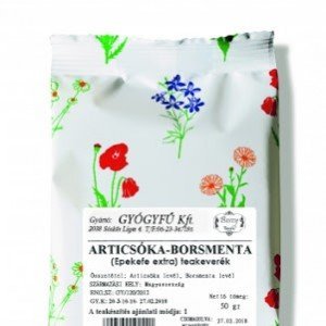 Gyógyfű Articsóka-Borsmenta Teakeverék 50 g