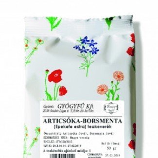 Gyógyfű Articsóka-Borsmenta Teakeverék 50 g