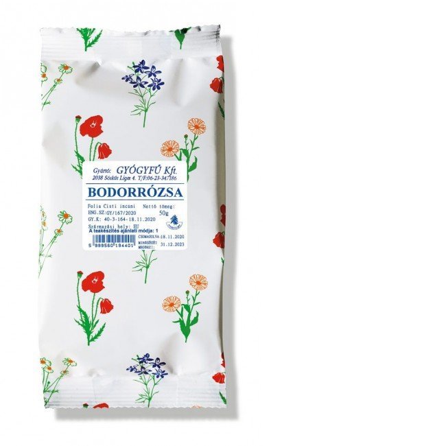 Gyógyfű bodorrózsa levél 50g